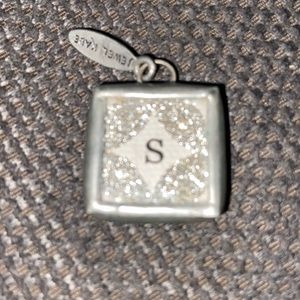 Jewel Kade charm small “S” and bird